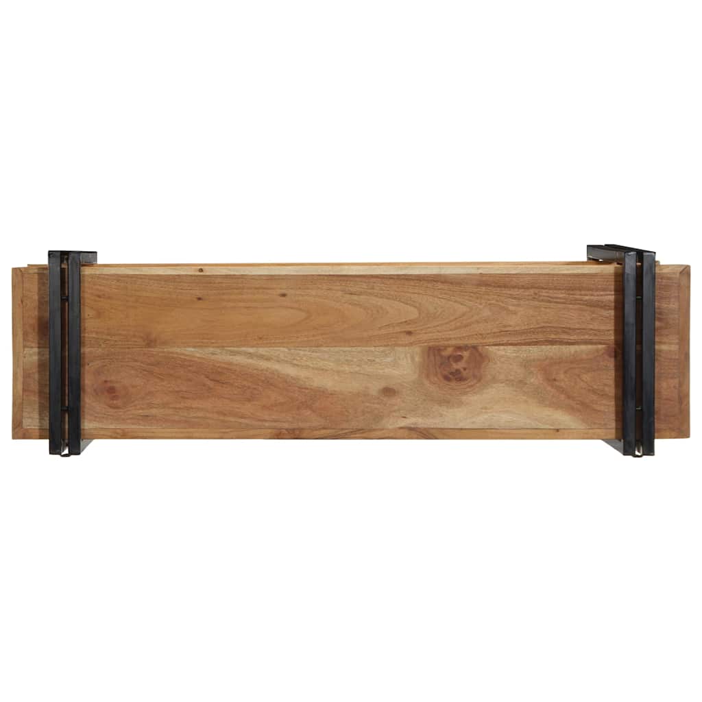 vidaXL Półka ścienna 110x33x45 cm Drewno lite Akacja