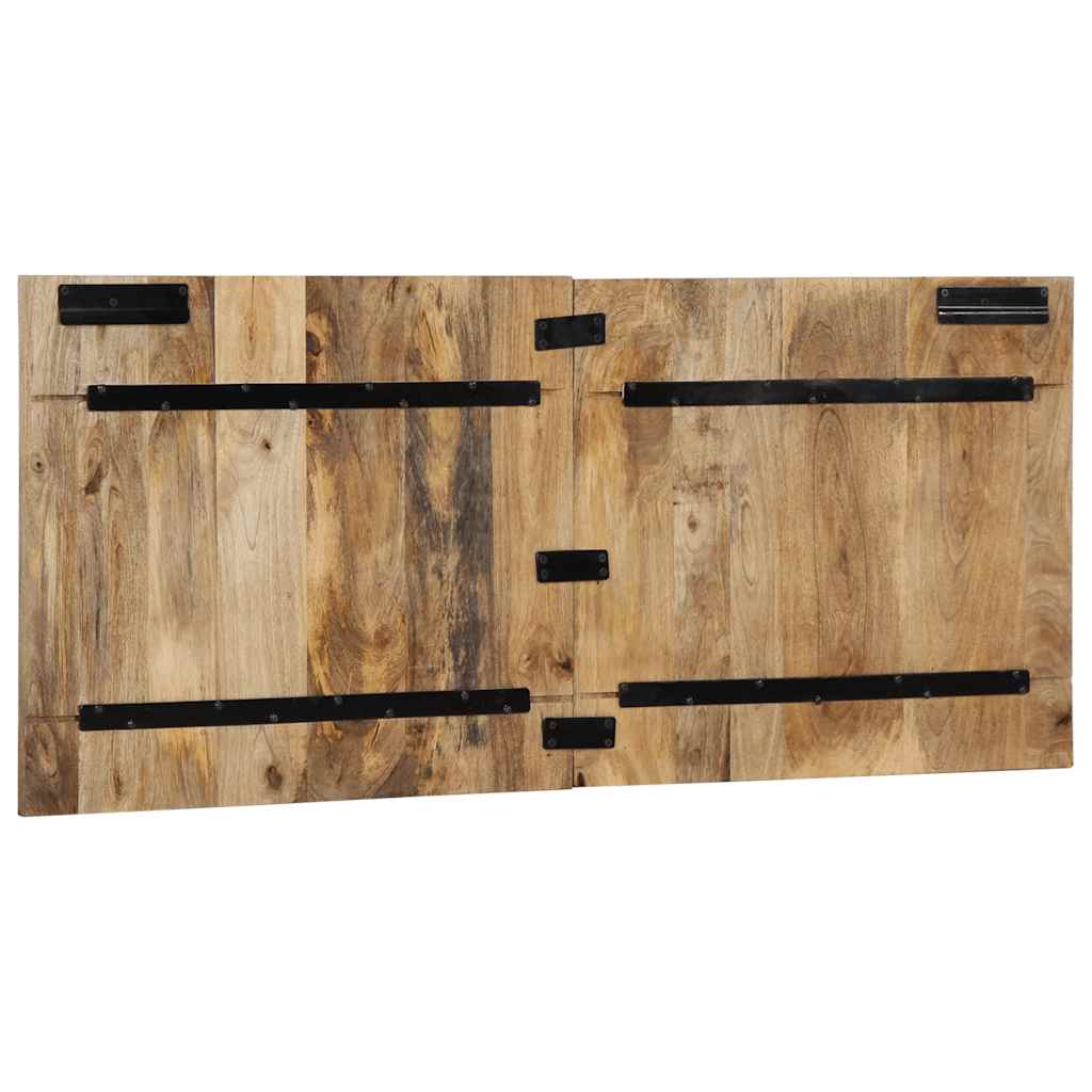 vidaXL Zagłówek 120 cm lite drewno surowe mango