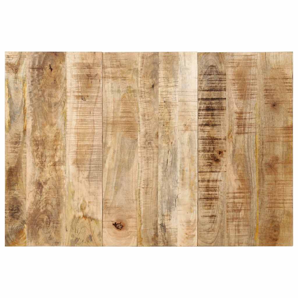 vidaXL Zagłówek 120 cm lite drewno surowe mango