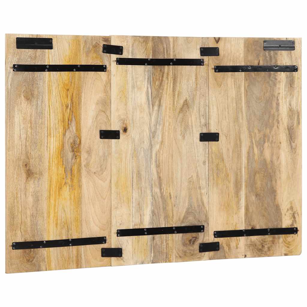 vidaXL Zagłówek 120 cm lite drewno surowe mango