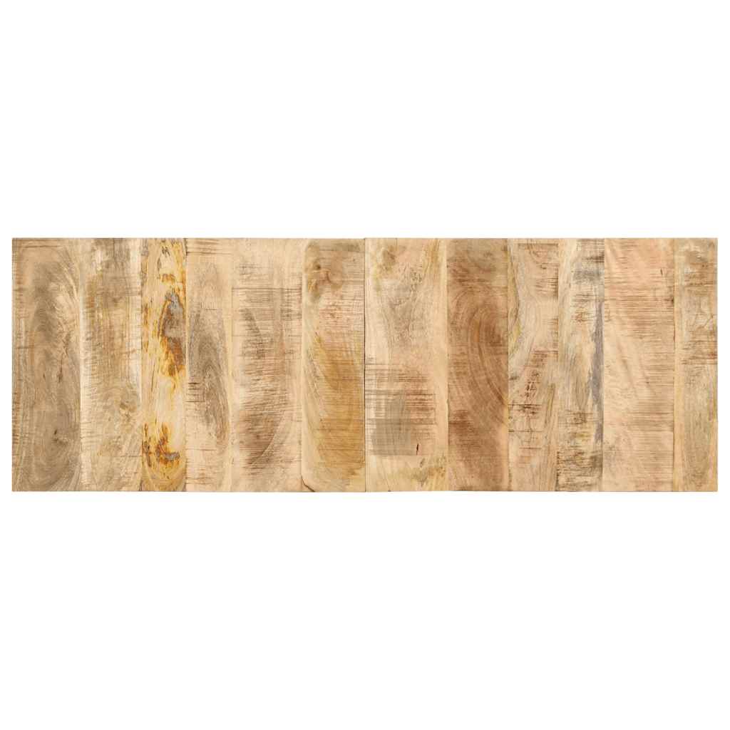 vidaXL Zagłówek 140 cm lite drewno surowe mango