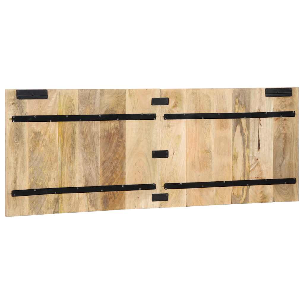 vidaXL Zagłówek 140 cm lite drewno surowe mango