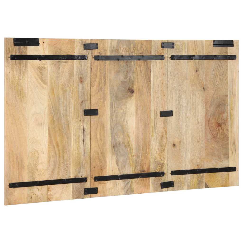 vidaXL Zagłówek 140 cm lite drewno surowe mango