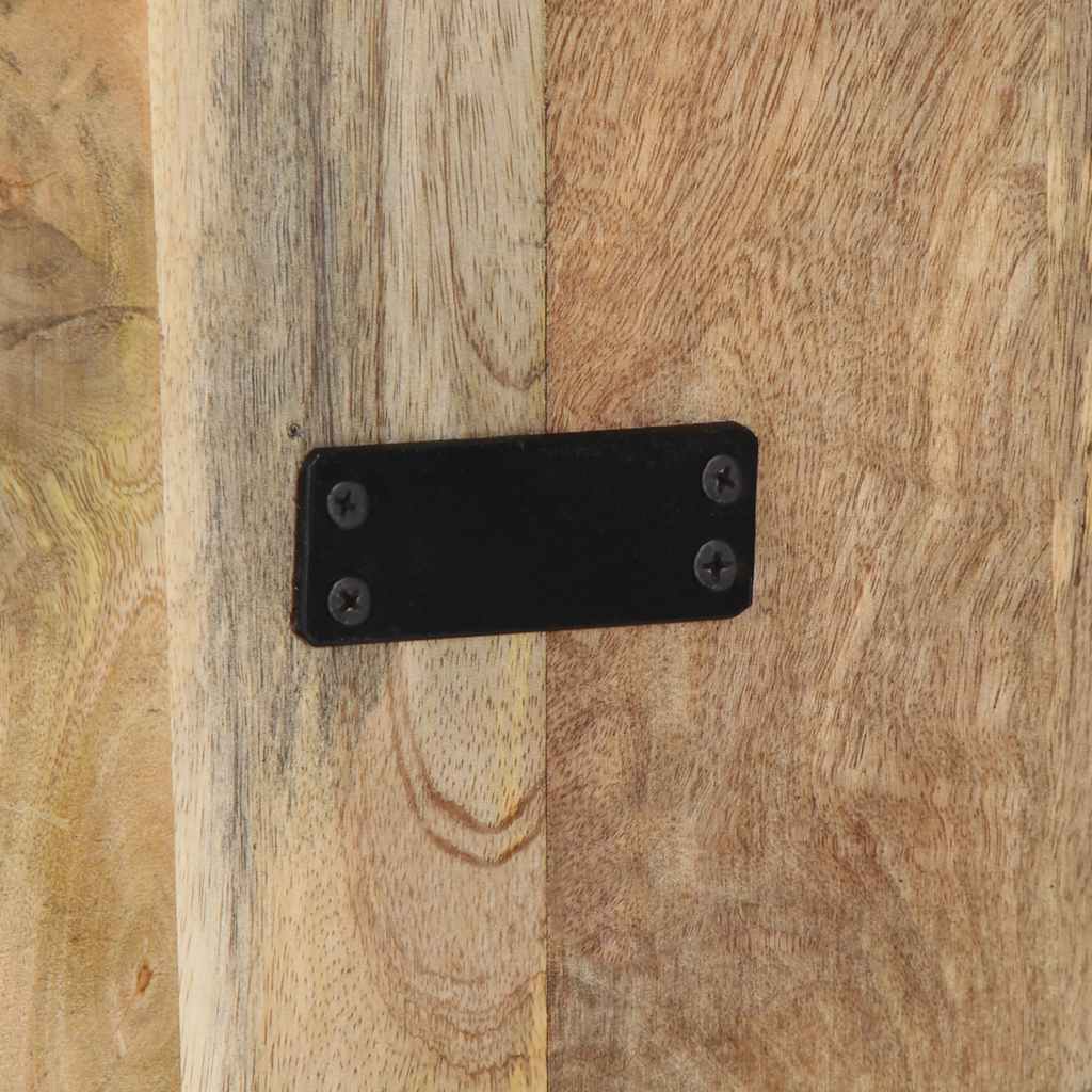 vidaXL Zagłówek 160 cm lite drewno surowe mango