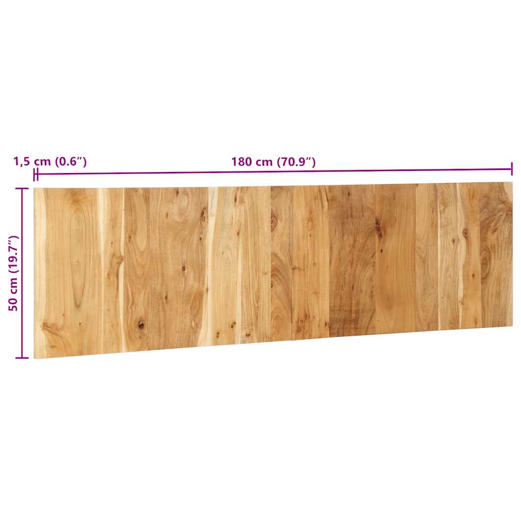 vidaXL Zagłówek 180 cm Drewno lite Akacja