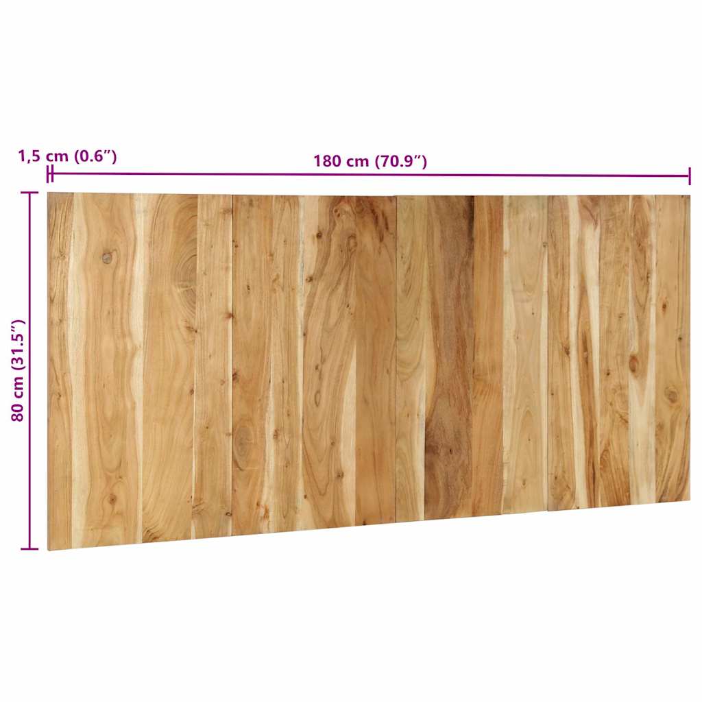 vidaXL Zagłówek 180 cm Drewno lite Akacja