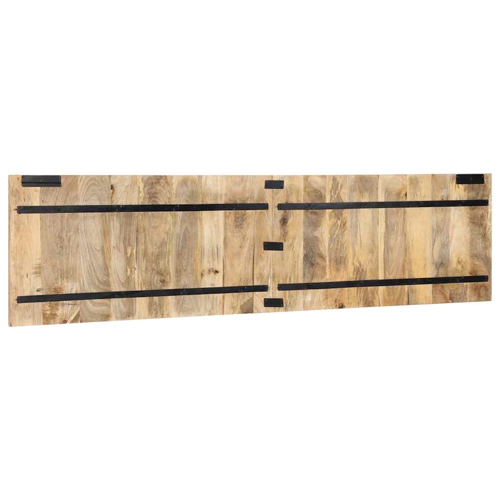 vidaXL Zagłówek 200 cm lite drewno surowe mango