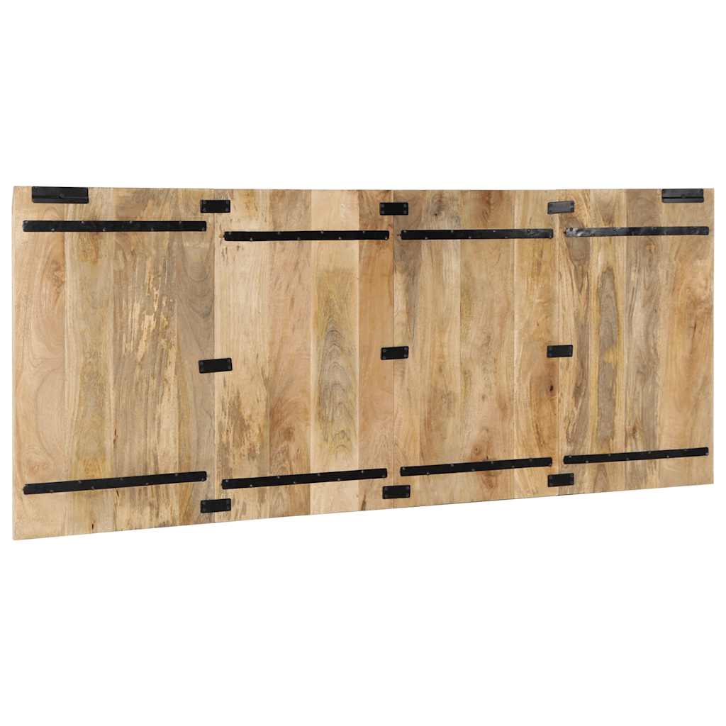 vidaXL Zagłówek 200 cm lite drewno surowe mango