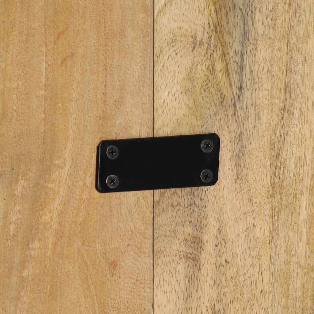 vidaXL Zagłówek 200 cm lite drewno surowe mango
