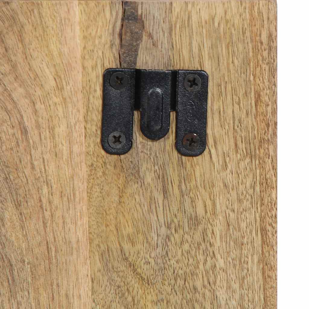 vidaXL Szafka nocna, 50x27x50 cm, surowe drewno mango