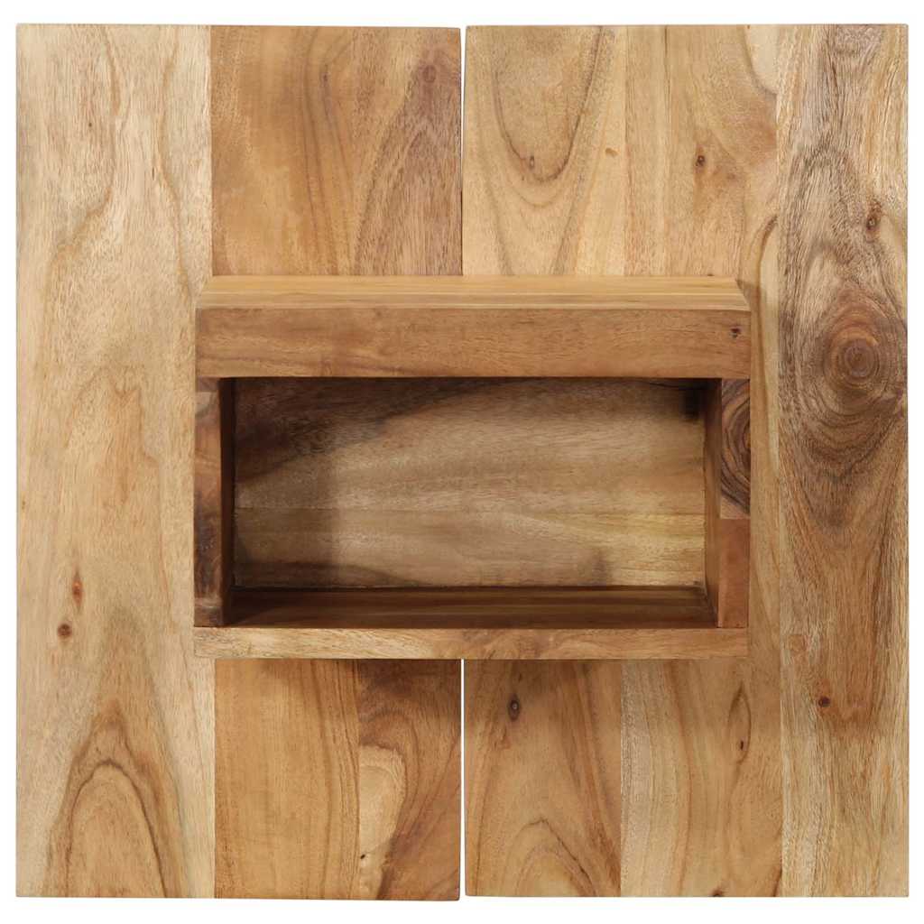 vidaXL Szafka nocna, 50x27x50 cm, lite drewno akacjowe