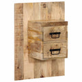vidaXL Szafka nocna, 60x32x80 cm, surowe drewno mango