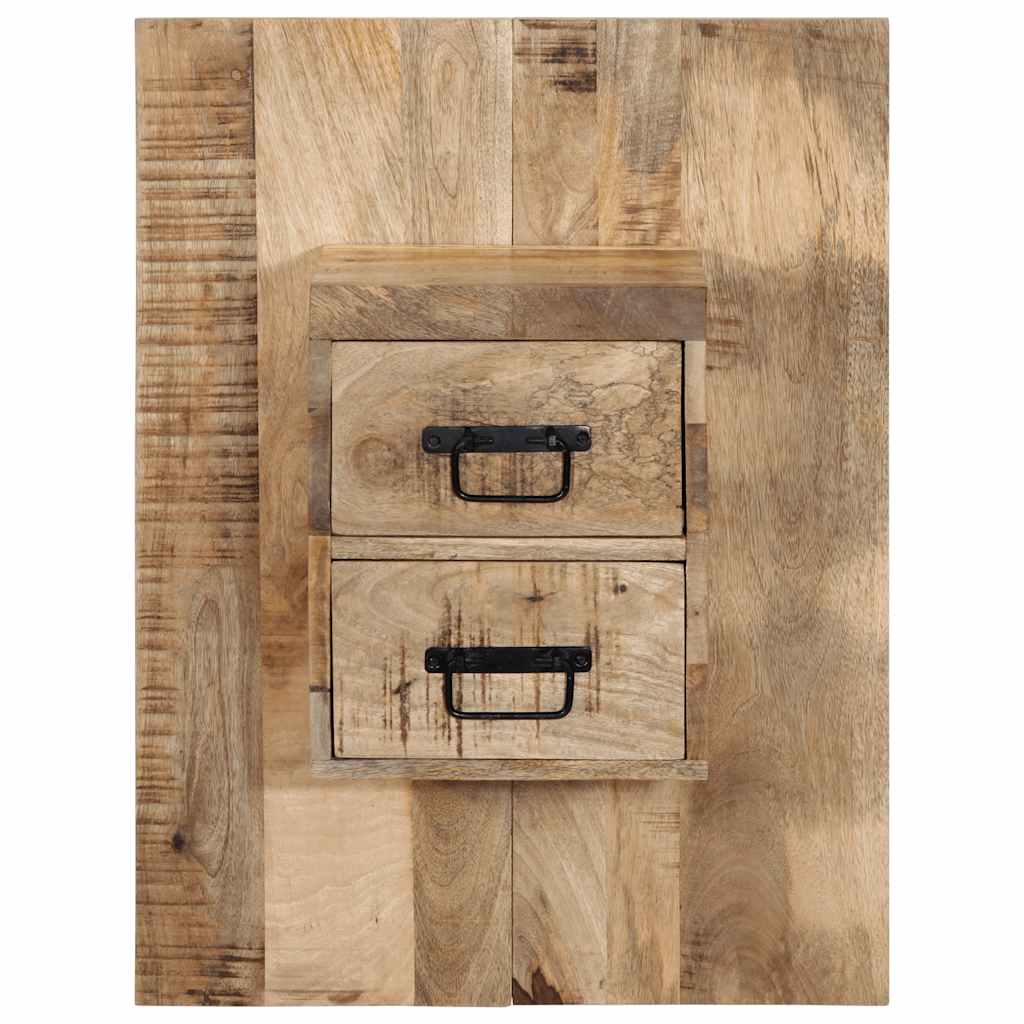 vidaXL Szafka nocna, 60x32x80 cm, surowe drewno mango