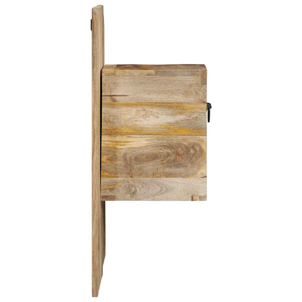 vidaXL Szafka nocna, 60x32x80 cm, surowe drewno mango