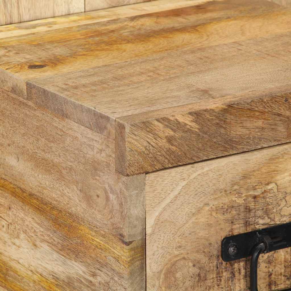 vidaXL Szafka nocna, 60x32x80 cm, surowe drewno mango