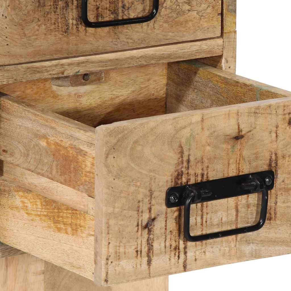 vidaXL Szafka nocna, 60x32x80 cm, surowe drewno mango