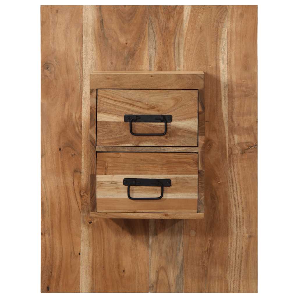 vidaXL Szafka nocna, 60x32x80 cm, lite drewno akacjowe