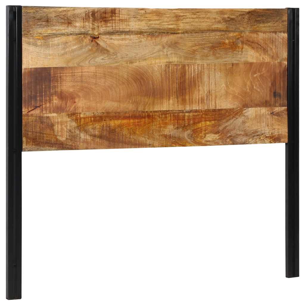vidaXL Zagłówek 120 cm lite drewno mango i żelazo