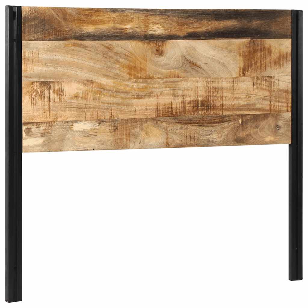 vidaXL Zagłówek 120 cm lite drewno mango i żelazo