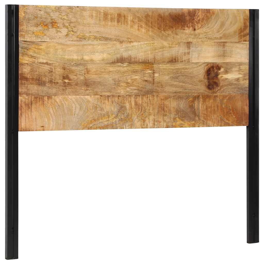 vidaXL Zagłówek 120 cm lite drewno mango i żelazo