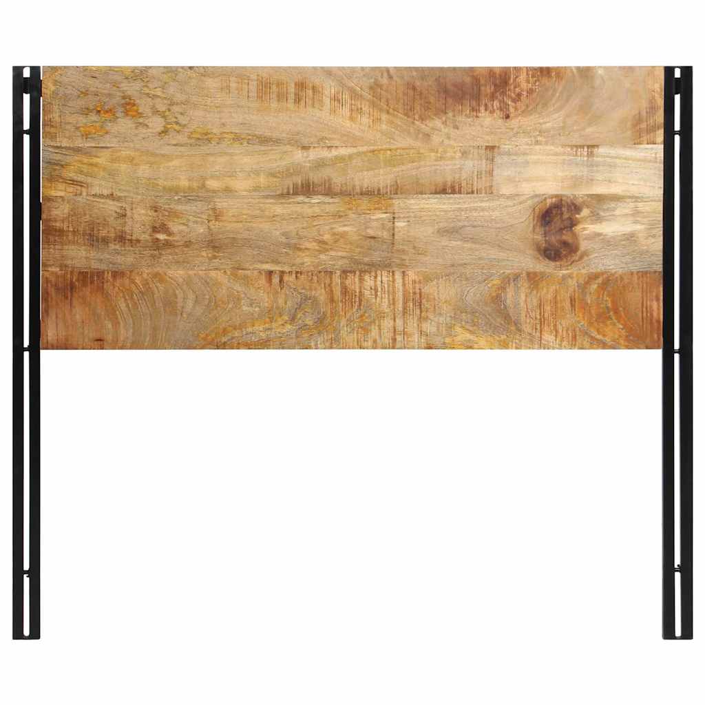 vidaXL Zagłówek 120 cm lite drewno mango i żelazo