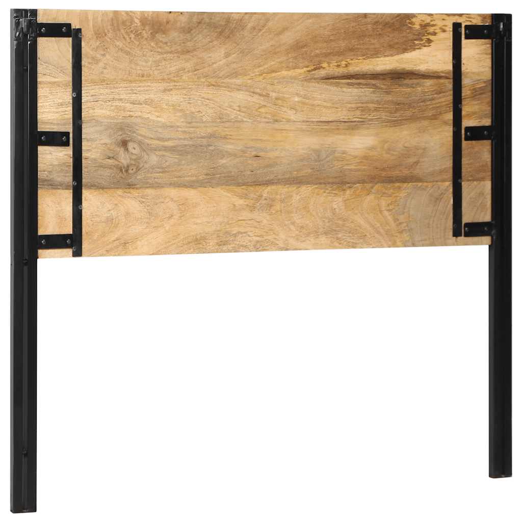 vidaXL Zagłówek 120 cm lite drewno mango i żelazo