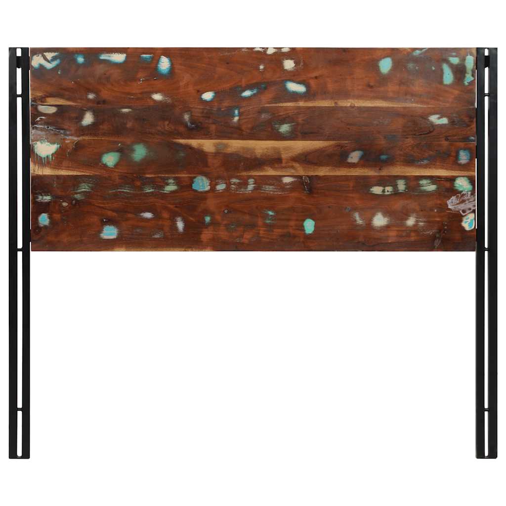 vidaXL Zagłówek 120 cm lite drewno odzyskane i żelazo
