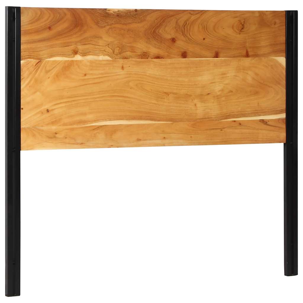 vidaXL Zagłówek 120 cm Drewno akacjowe i żelazo