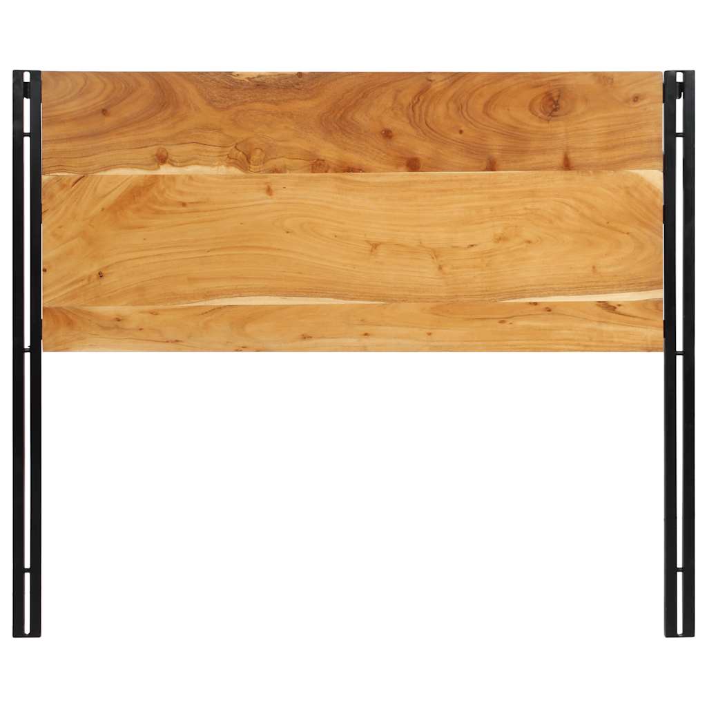 vidaXL Zagłówek 120 cm Drewno akacjowe i żelazo