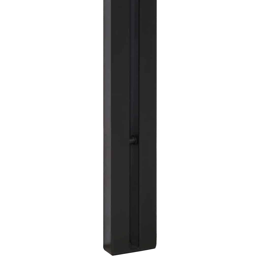 vidaXL Zagłówek 120 cm Drewno akacjowe i żelazo