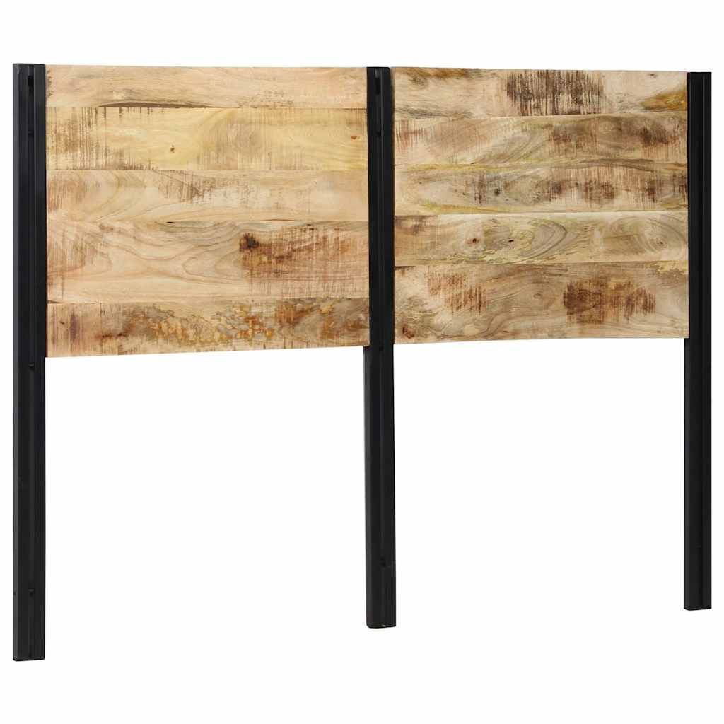 vidaXL Zagłówek 140 cm Drewno lite Mango i żelazo