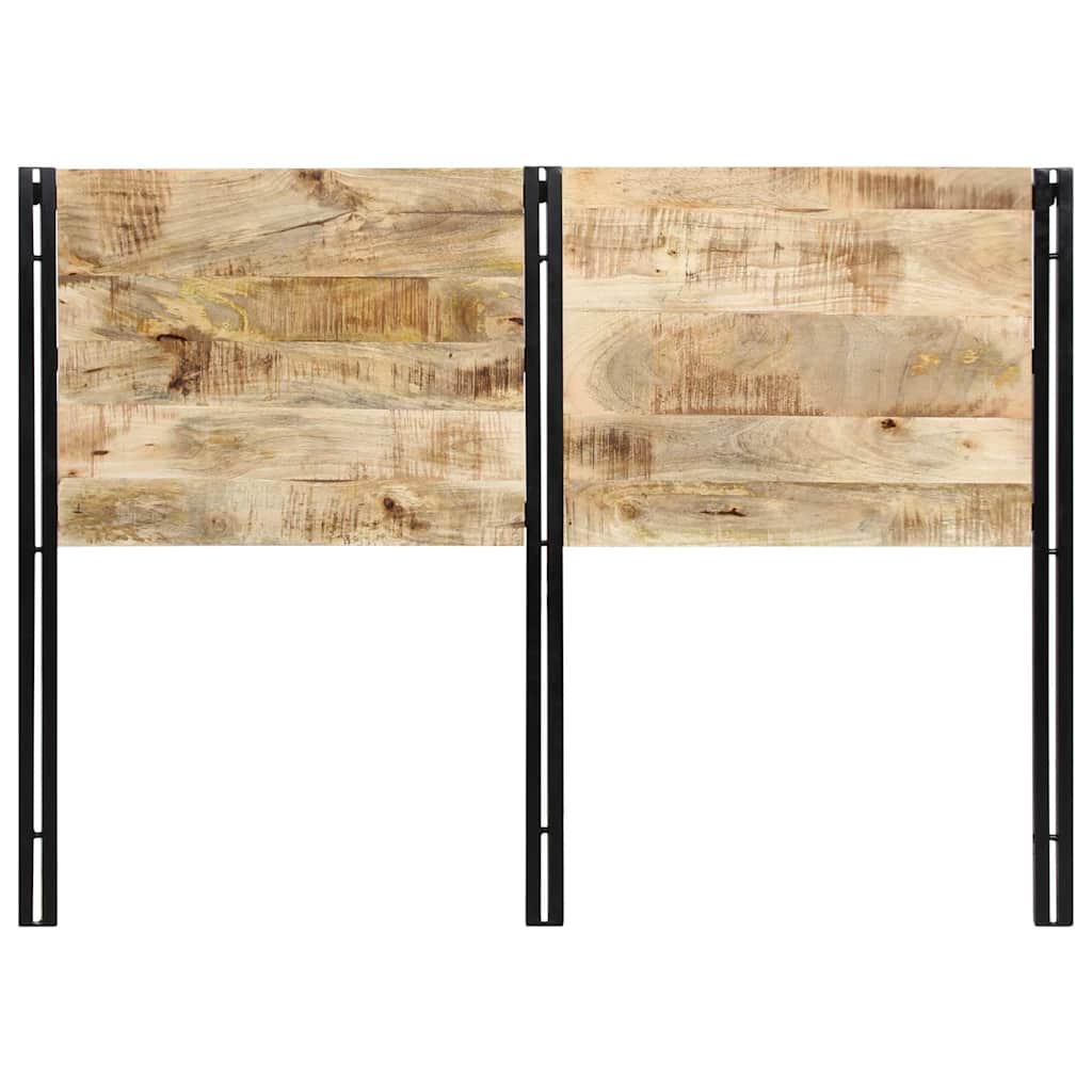 vidaXL Zagłówek 140 cm Drewno lite Mango i żelazo