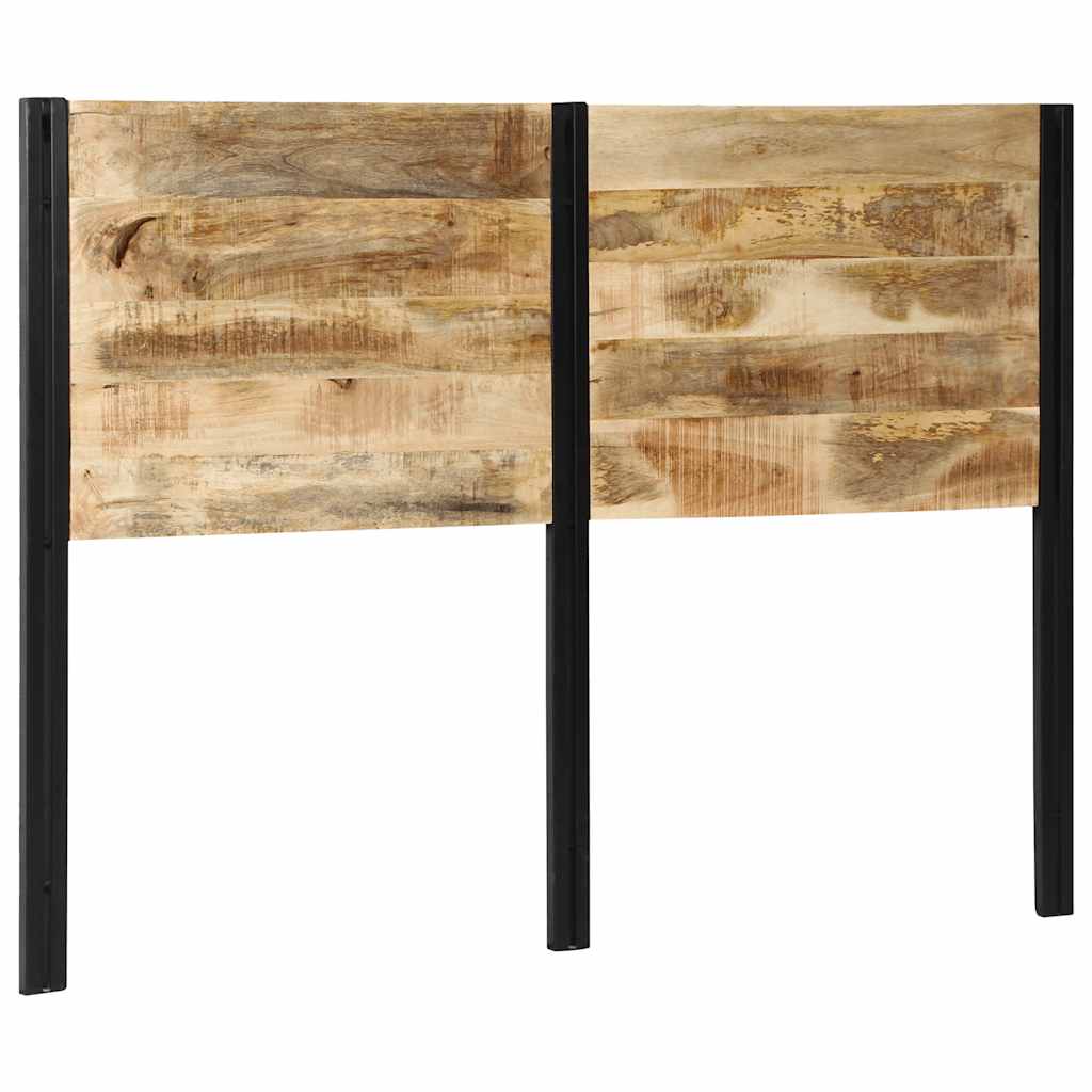 vidaXL Zagłówek 140 cm Drewno lite Mango i żelazo