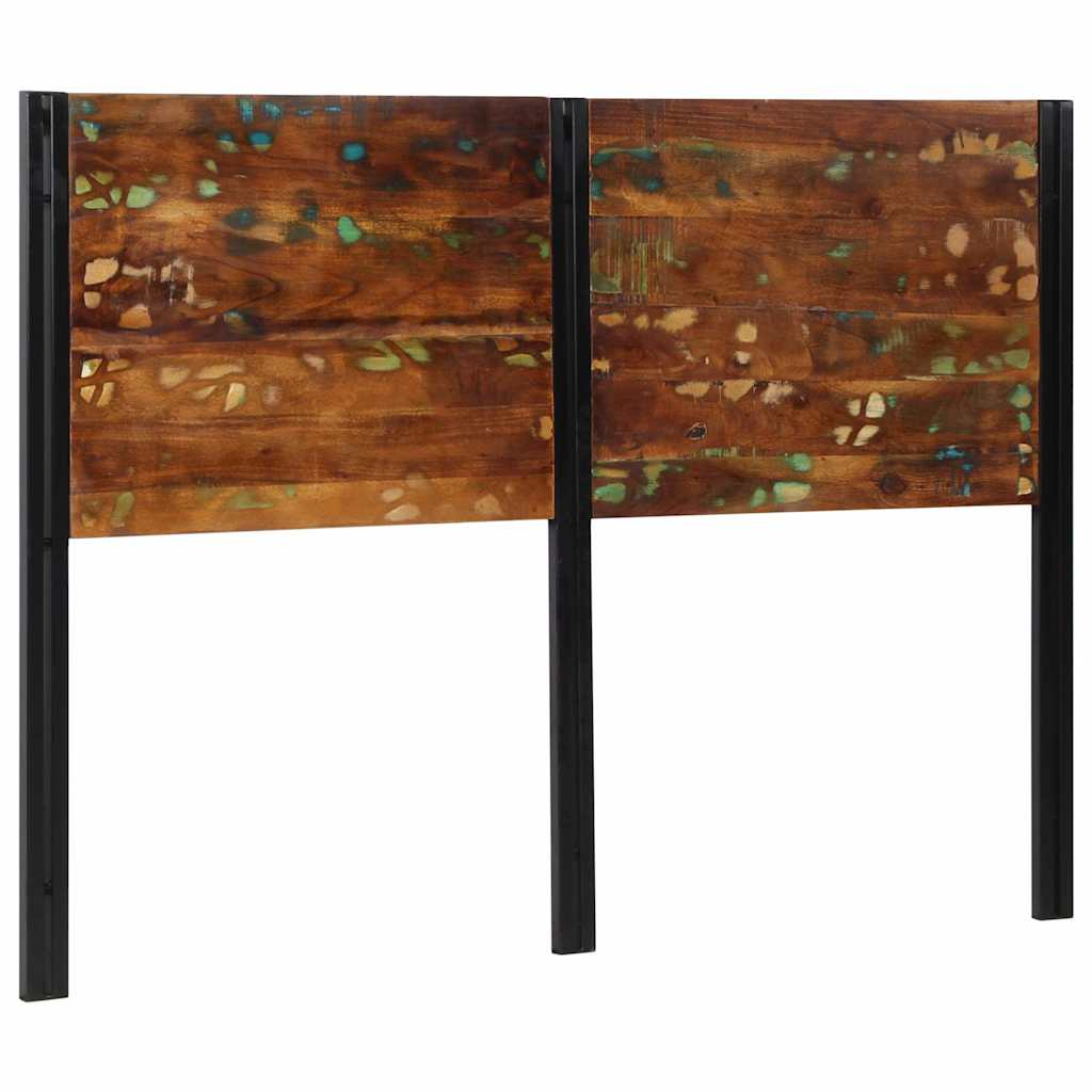 vidaXL Zagłówek 140 cm lite drewno odzyskane i żelazo