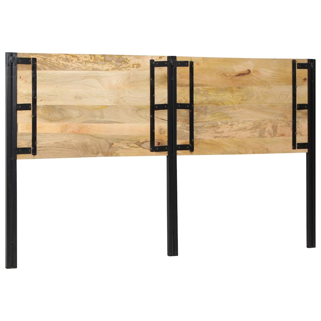 vidaXL Zagłówek 180 cm lite drewno mango i żelazo
