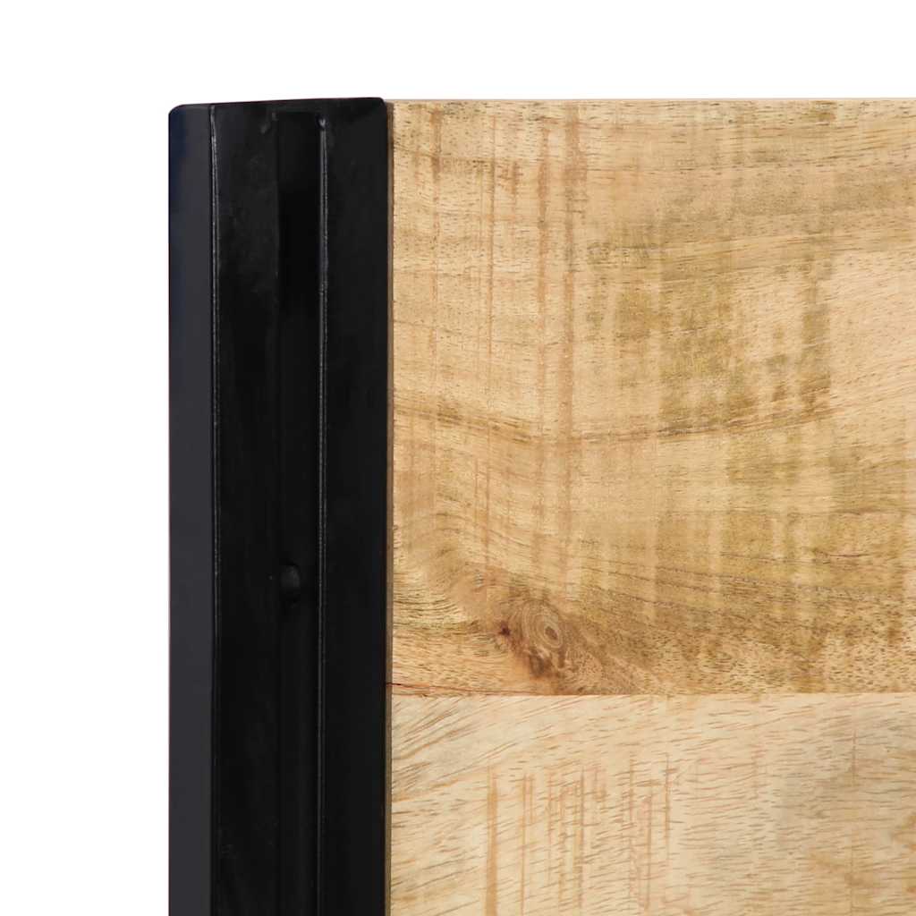 vidaXL Zagłówek 180 cm lite drewno mango i żelazo