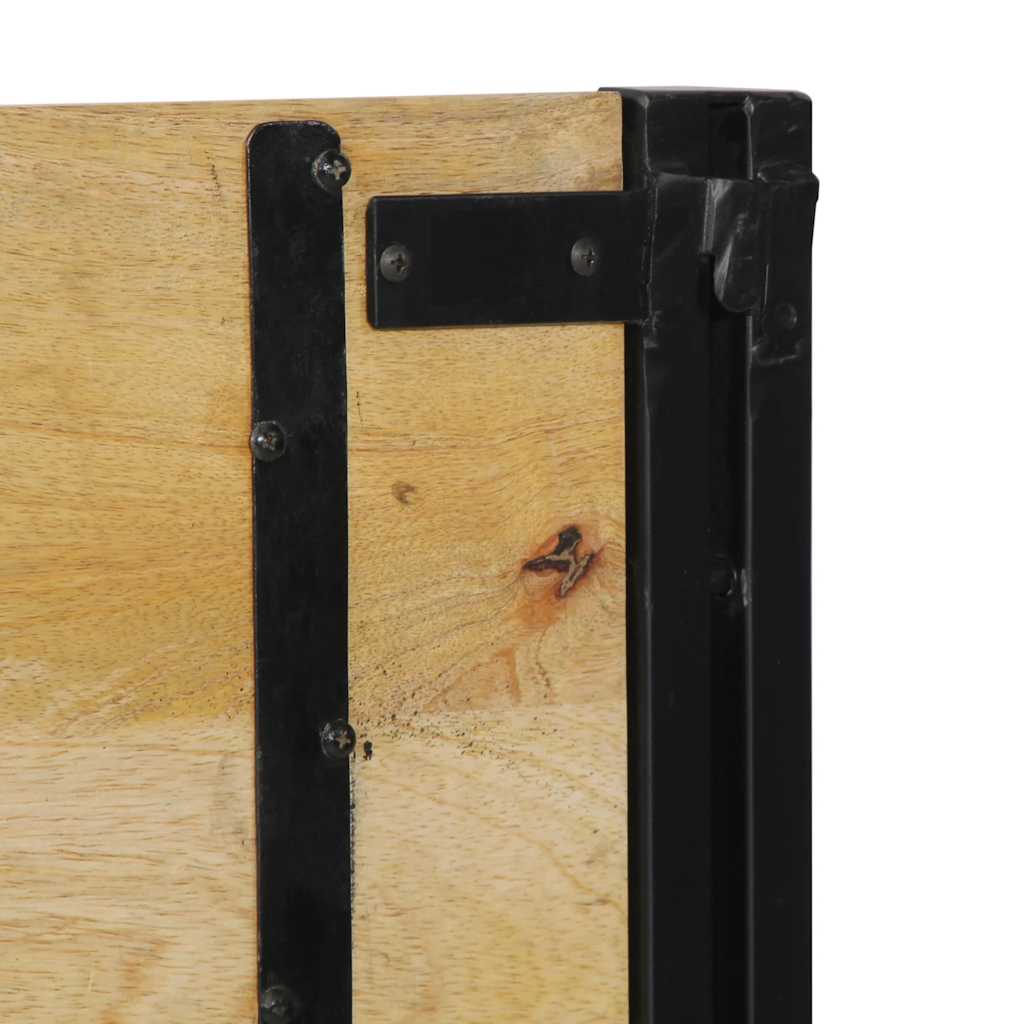vidaXL Zagłówek 180 cm lite drewno mango i żelazo