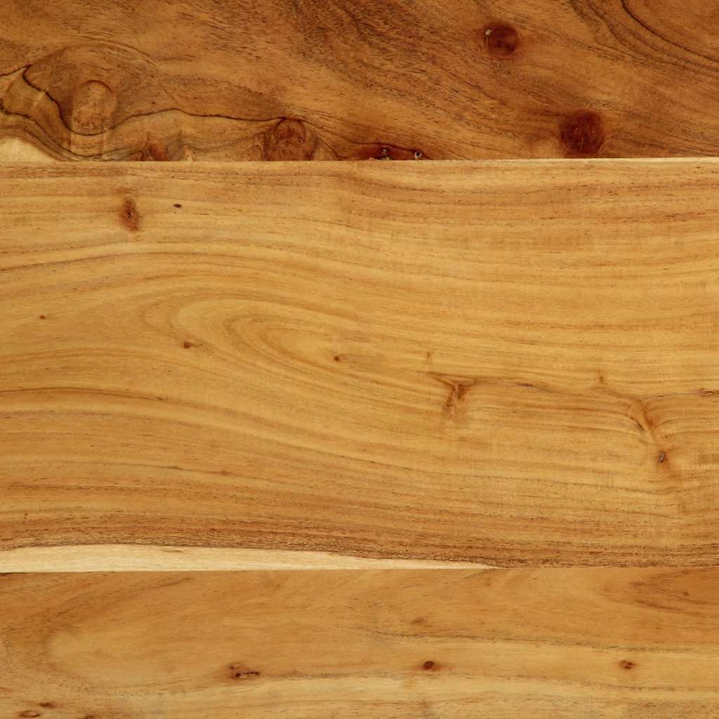 vidaXL Zagłówek 180 cm Drewno akacjowe i żelazo
