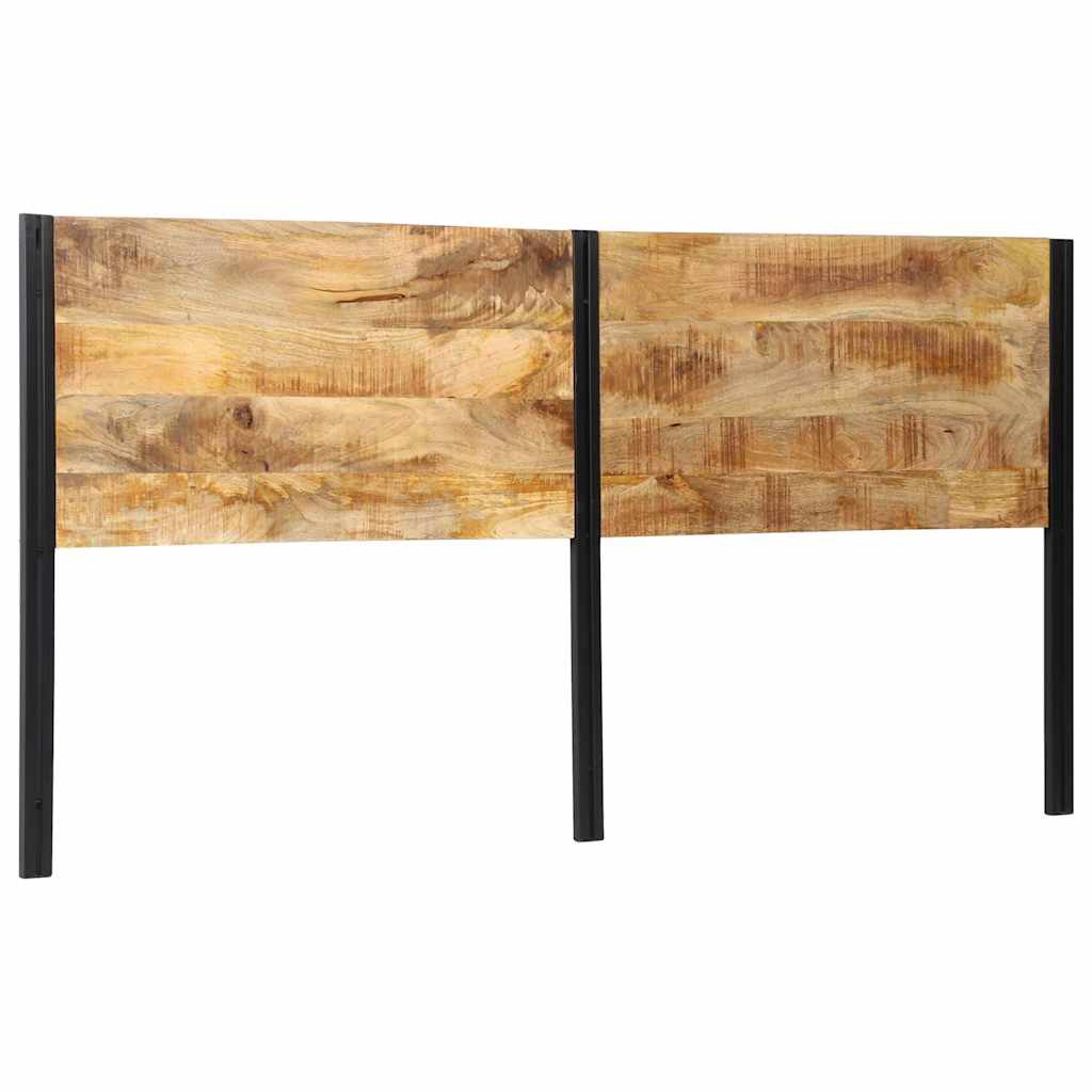 vidaXL Zagłówek 200 cm lite drewno mango i żelazo