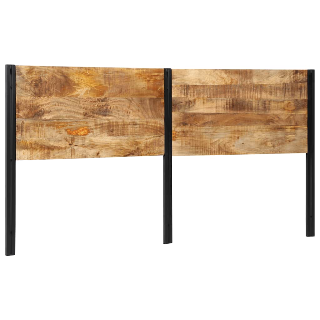 vidaXL Zagłówek 200 cm lite drewno mango i żelazo