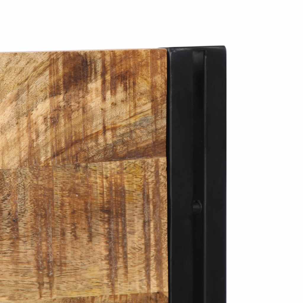 vidaXL Zagłówek 200 cm lite drewno mango i żelazo