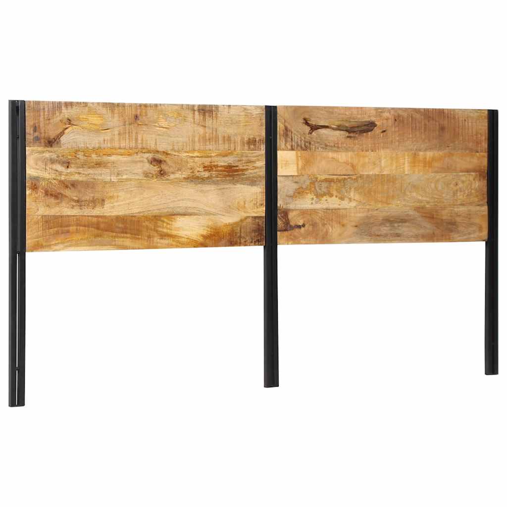 vidaXL Zagłówek 200 cm lite drewno mango i żelazo