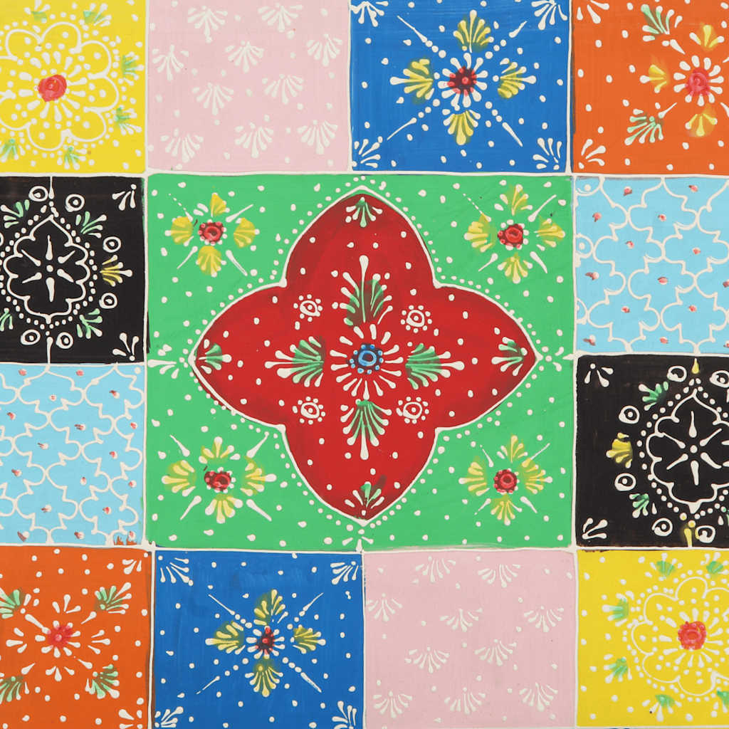 vidaXL Szafka nocna wielokolorowa 40x35x45 cm lite drewno mango