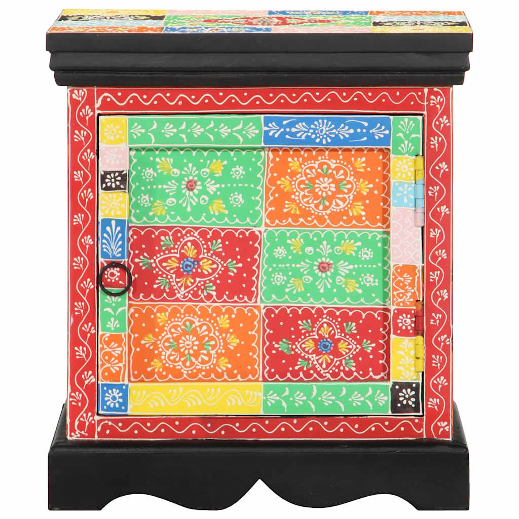vidaXL Szafka nocna 2 szt. Wielokolorowa 40x35x45 cm Drewno lite Mango