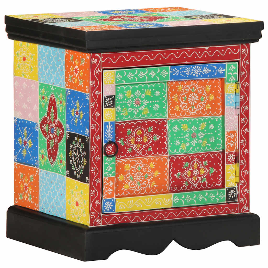 vidaXL Szafka nocna 2 szt. Wielokolorowa 40x35x45 cm Drewno lite Mango