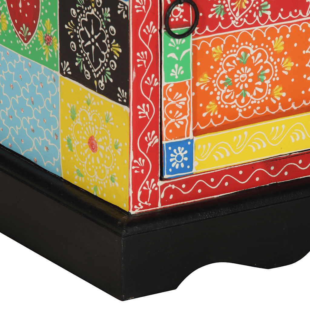 vidaXL Szafka nocna 2 szt. Wielokolorowa 40x35x45 cm Drewno lite Mango