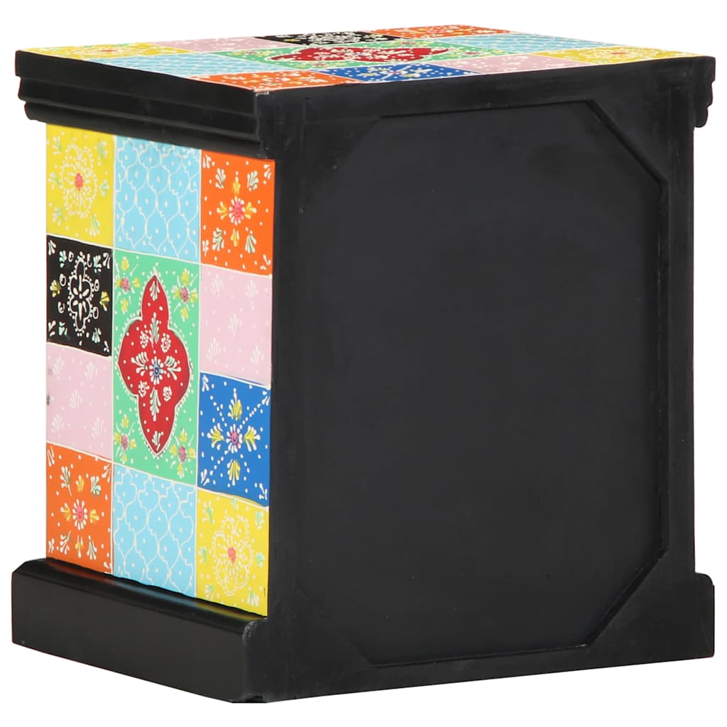 vidaXL Szafka Nocna 2 pcs Wielokolorowe 40 x 35 x 45 cm Drewno z mango