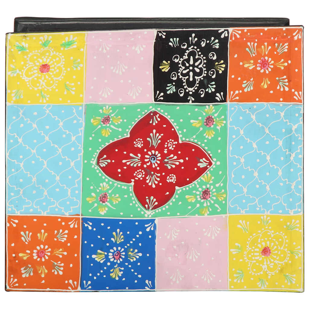 vidaXL Szafka Nocna 2 pcs Wielokolorowe 40 x 35 x 45 cm Drewno z mango