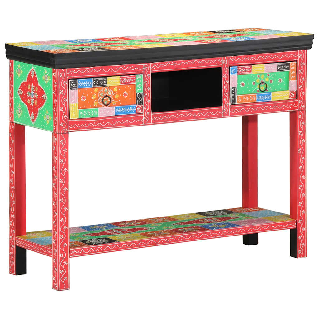 vidaXL Konsola z szufladą Wielokolorowe 100 x 30 x 77 cm