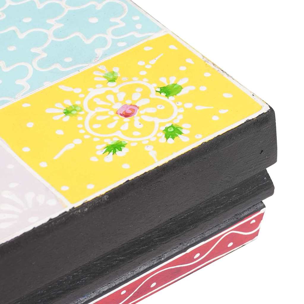 vidaXL Półki ścienne Wielokolorowe 40 x 20 x 6 cm Drewno z mango